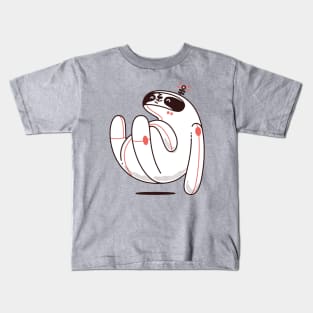 Space sloth (white background) Kids T-Shirt